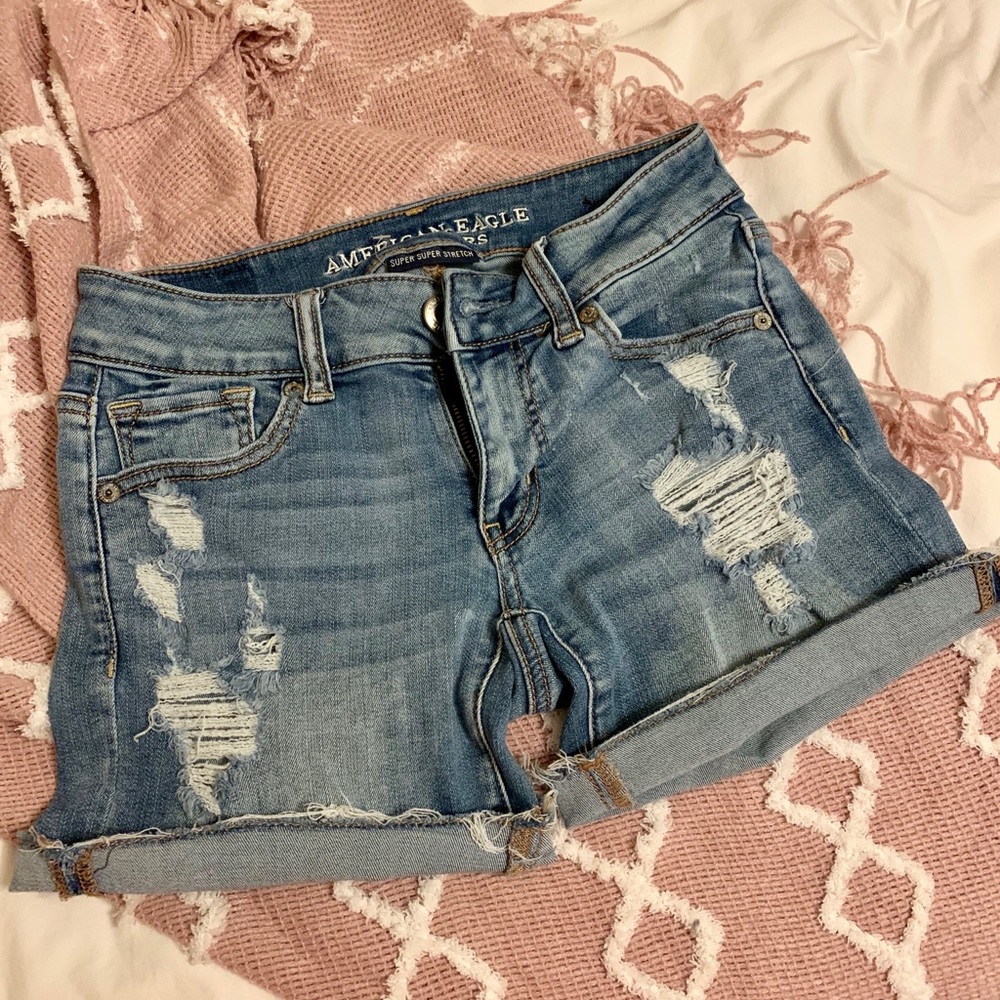 American eagle denim shorts